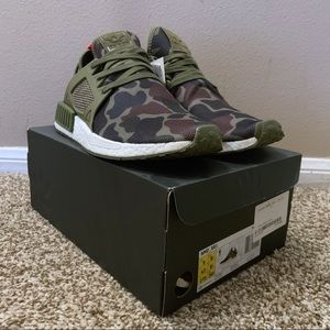 Adidas Original NMD XR1 Olive Duck Camo Size 9